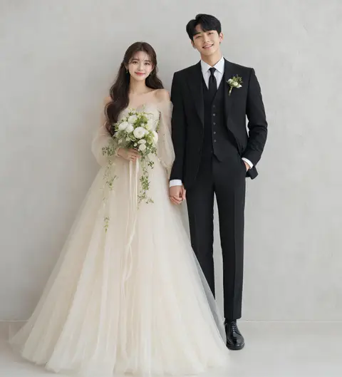 클래식 스튜디오 그린 부케